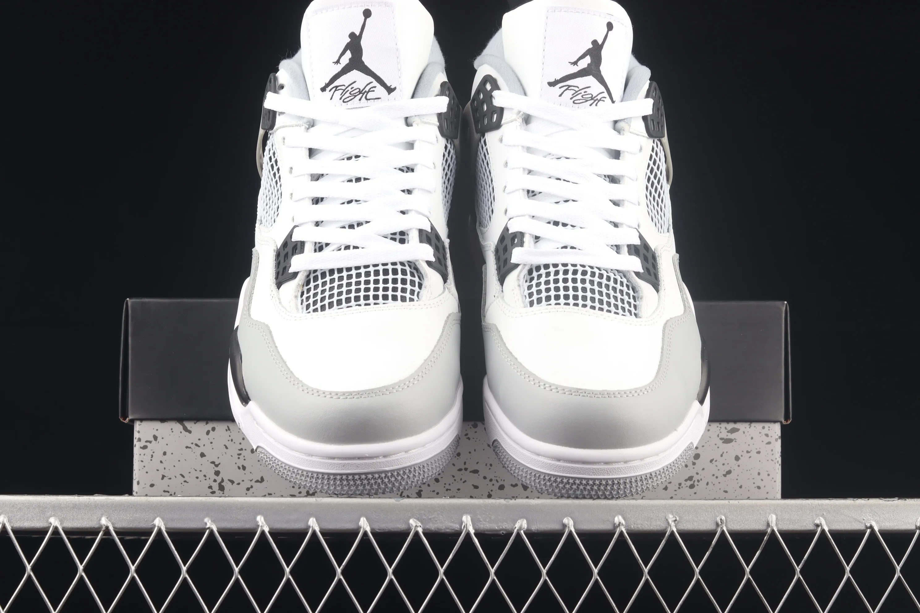 All categories Air Jordan Jordan series basketball shoes Air Jordan 4 Air Jordan 4 Retro GS "Light Smoke Grey" AJ4 Joe 4 white smoke gray basketball shoes CT8527-021